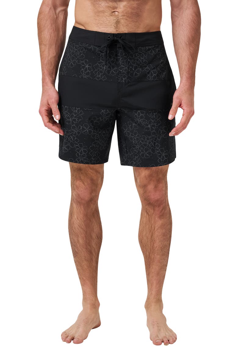 Just My Type Board Shorts, Main, color, BLACK