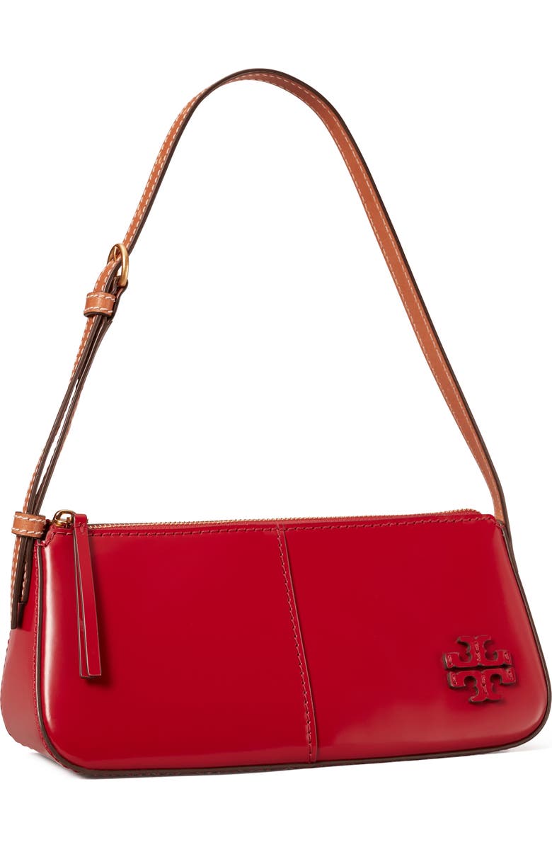 Tory Burch McGraw Spazzolato Wedge Shoulder Bag, Alternate, color,