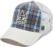 Cult of Individuality Shimuchan Logo Plaid Flannel Trucker Hat