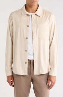 Tahari Faux Suede Overshirt
