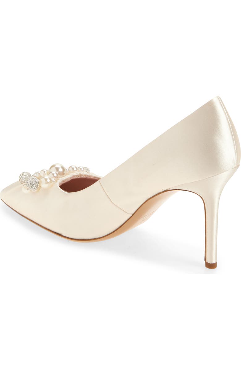 Kate Spade New York elodie faux pearl pump, Alternate, color, Ivory