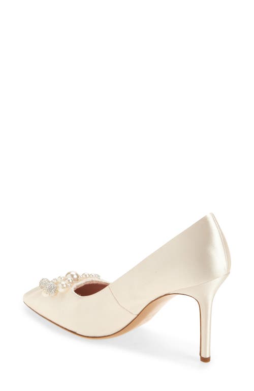 Kate Spade New York Elodie Faux Pearl Pump In White