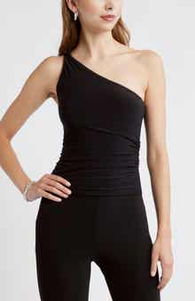 Open Edit Twist One-Shoulder Top