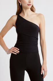 Open Edit Twist One-Shoulder Top