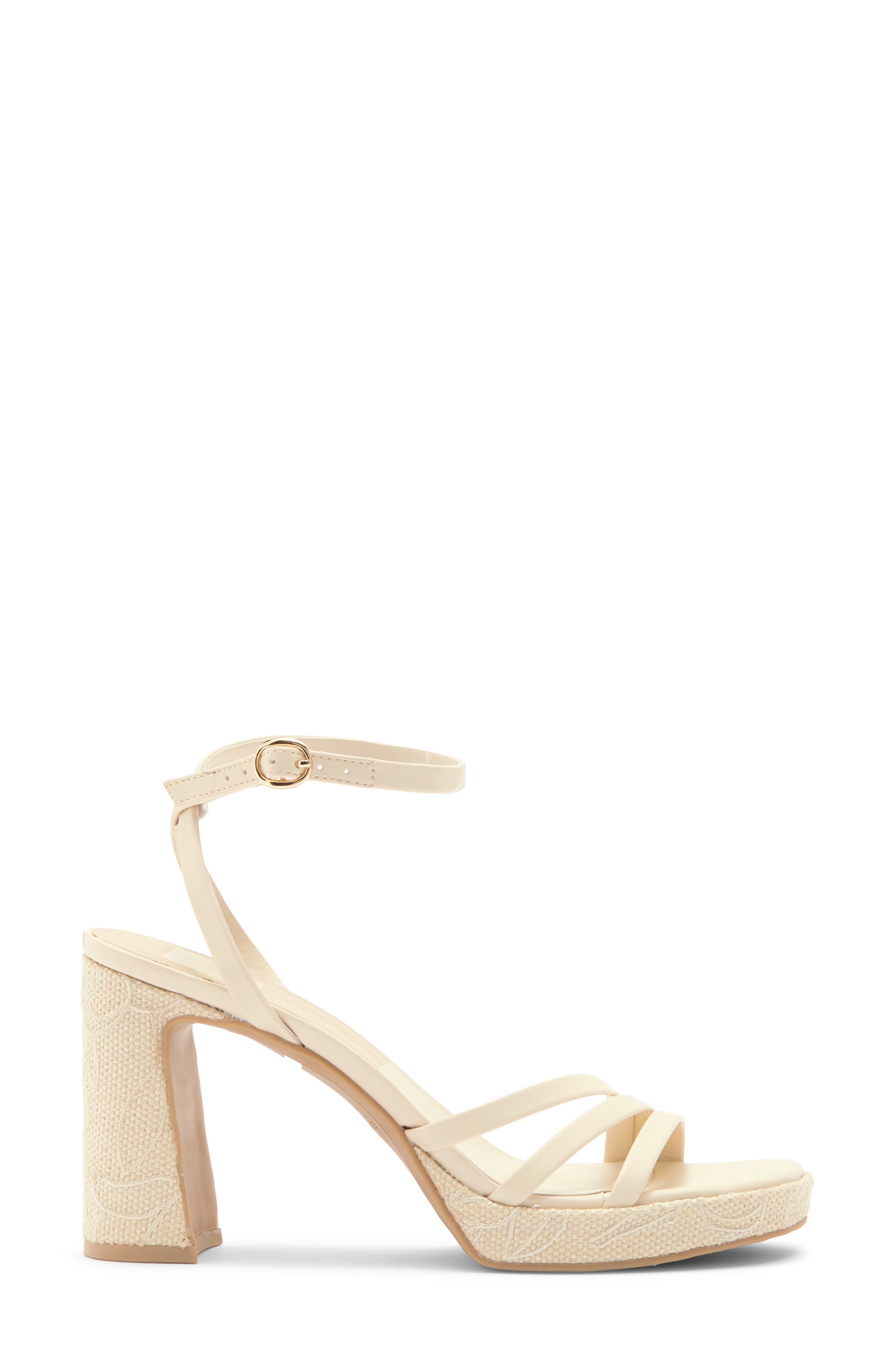 Dolce Vita Ophira Ankle Strap Platform Sandal, Alternate, color, Bone Multi Stella