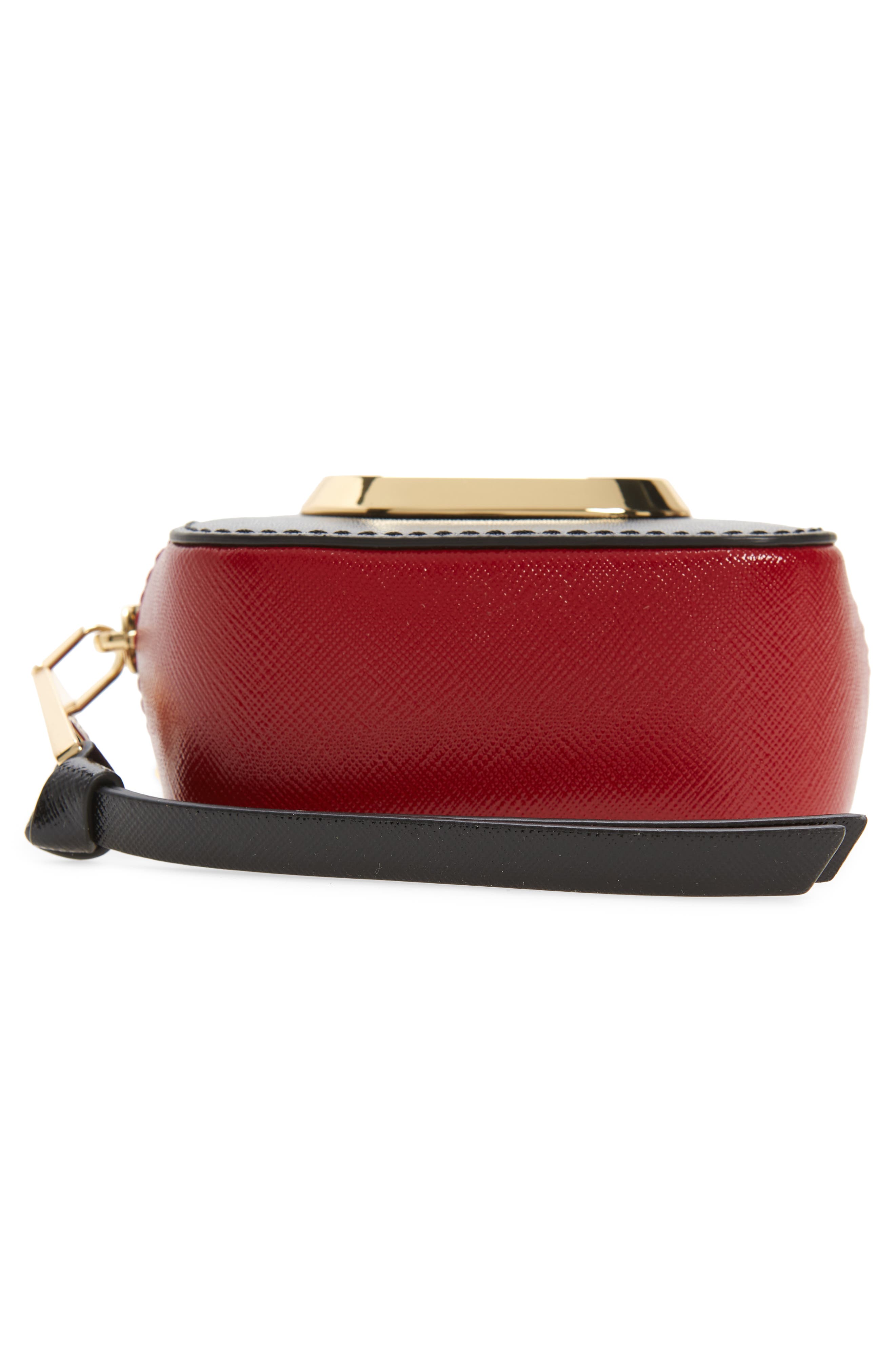 Marc Jacobs The Marc Jacobs The Hot Shot Saffiano Leather Shoulder Bag, Alternate, color, 