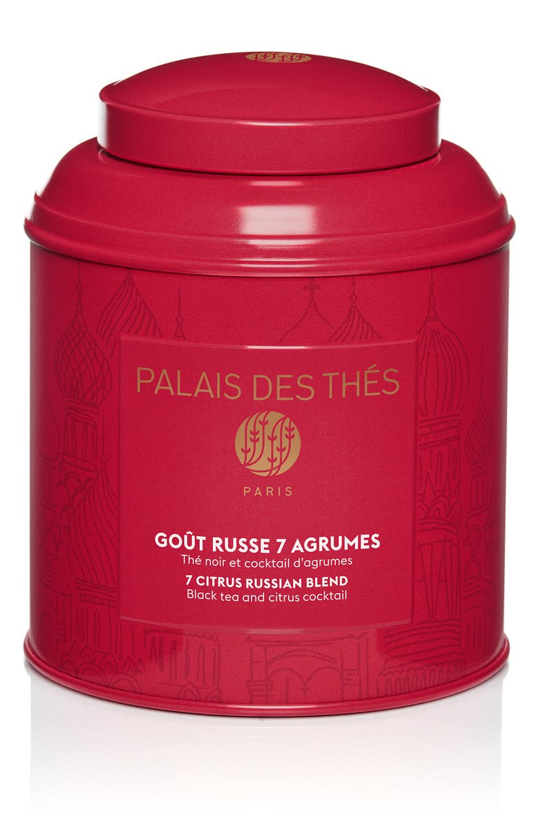 Palais des Thés N°7 Citrus Russian Blend Loose Leaf Black Tea, Main, color, Pink