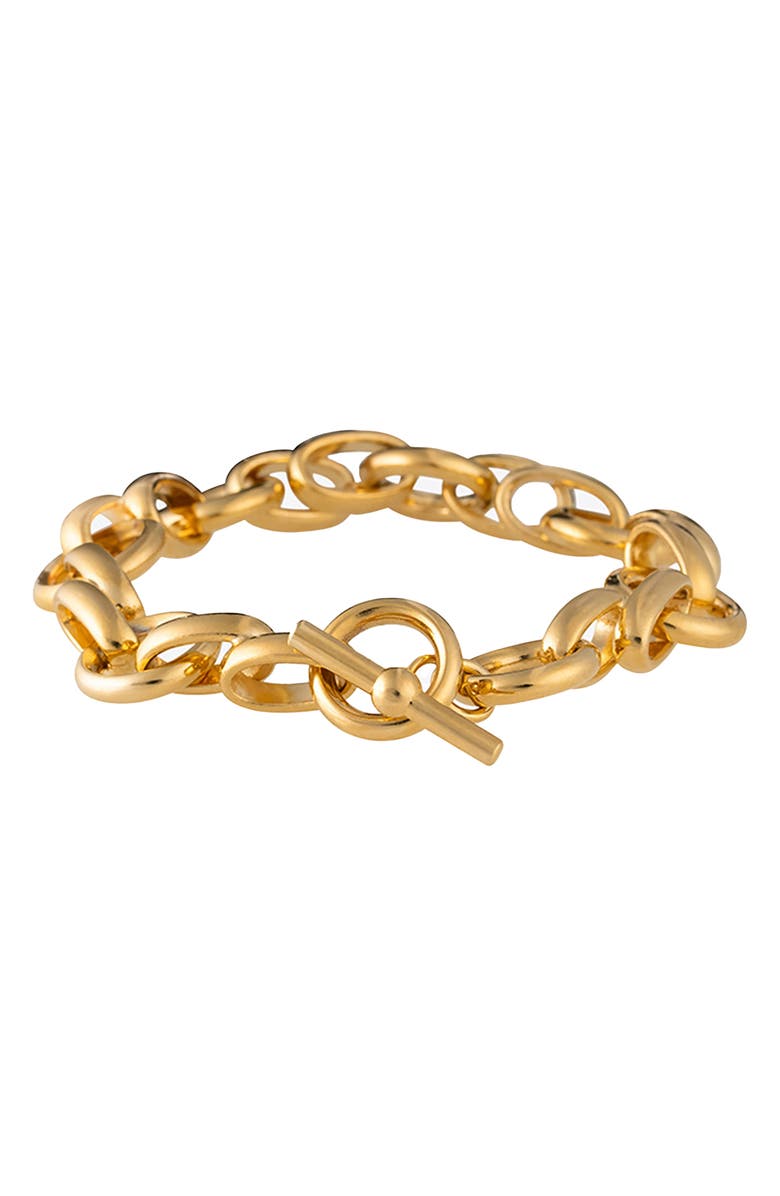 CHRISTINA CARUSO Italian Chain Bracelet, Main, color, 14K Gold