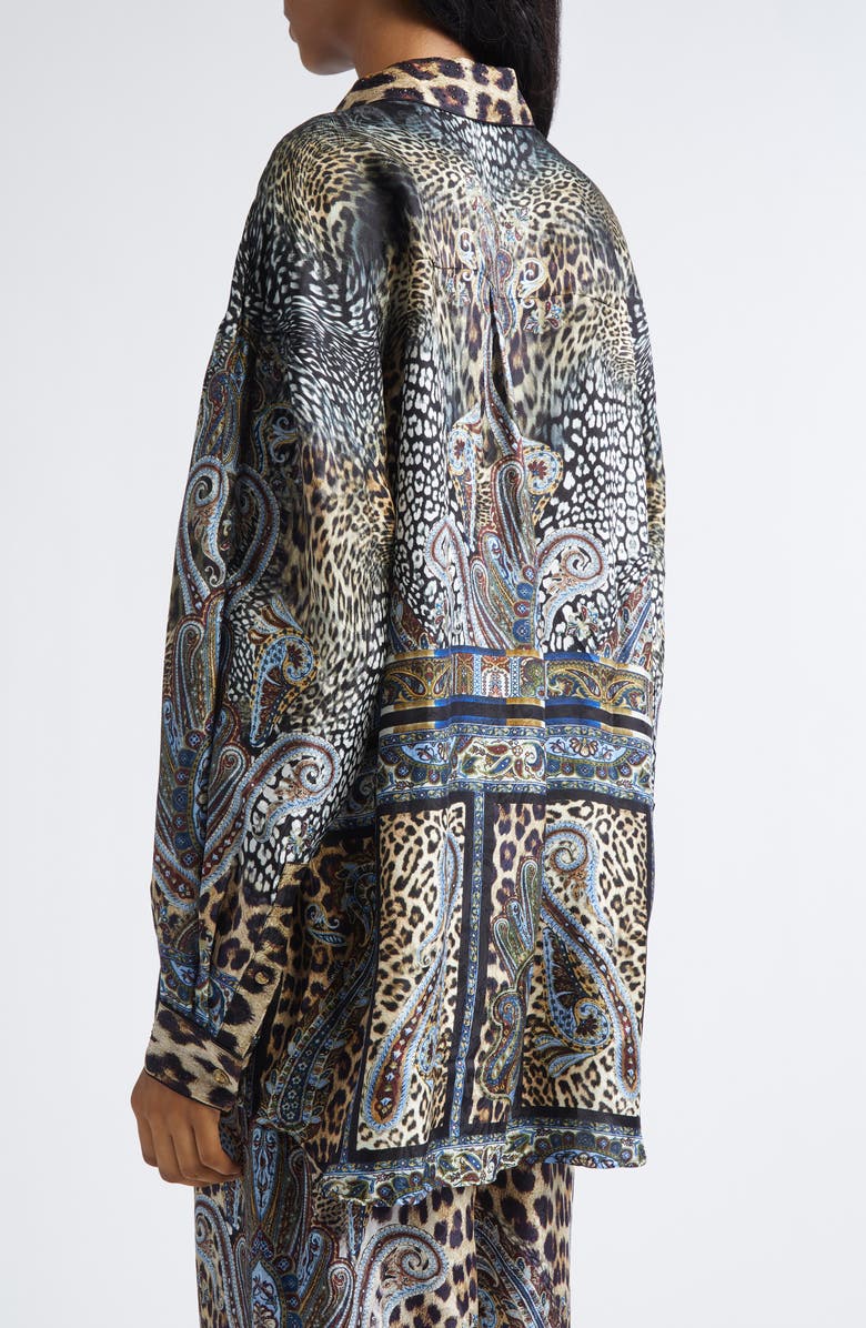 Camilla Istanbul Animalia Oversize Shirt, Alternate, color, Istanbul Animalia