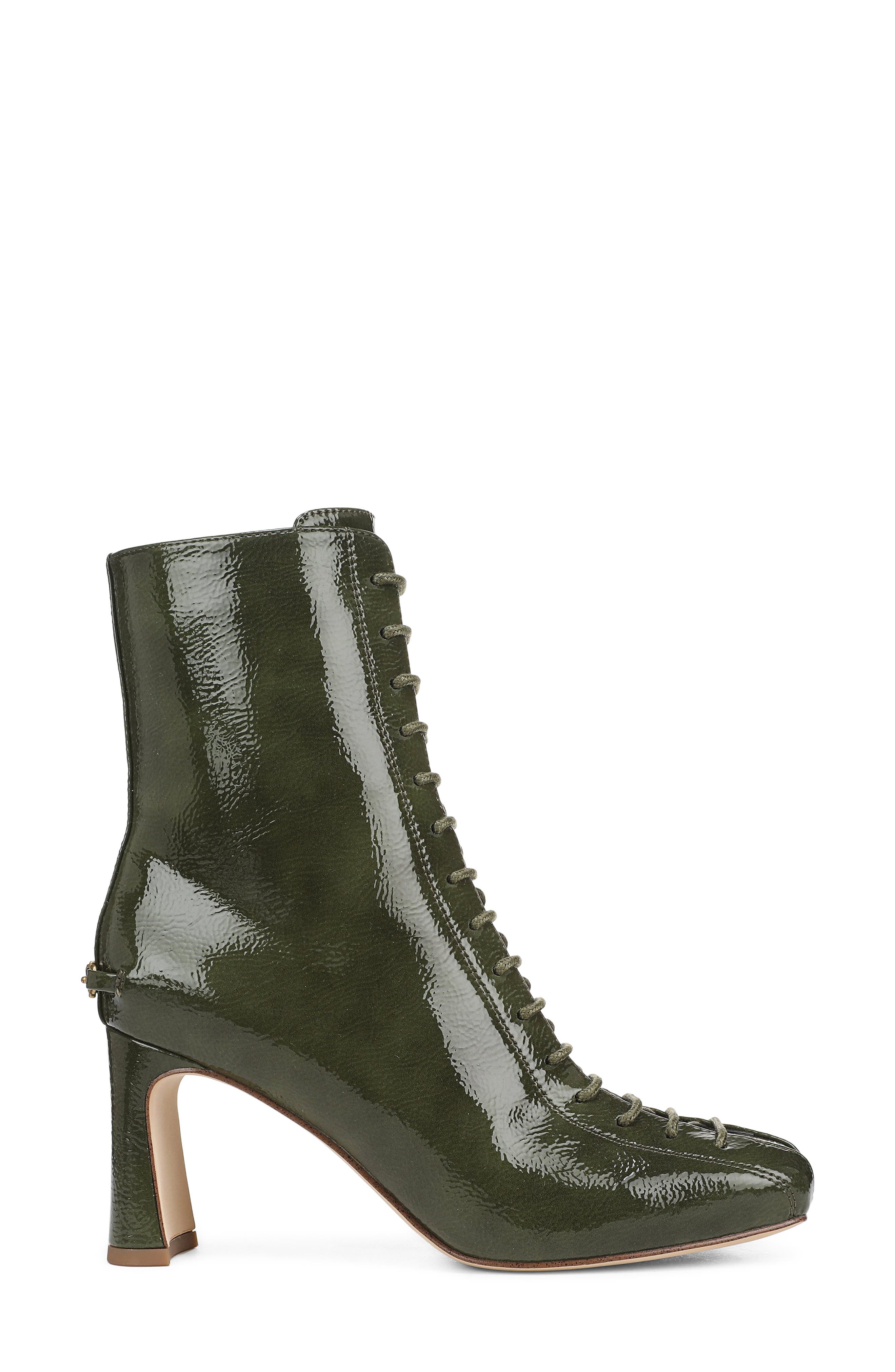 Kendra Block Heel Bootie, Alternate, color, OLIVE