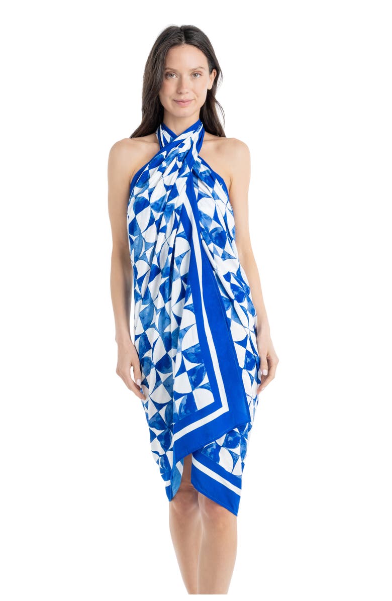 Kenny Flowers The Greece - Pareo Sarong, Alternate, color, Blue