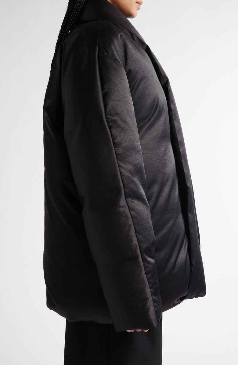 TOTEME Satin Puffer Jacket, Alternate, color, 