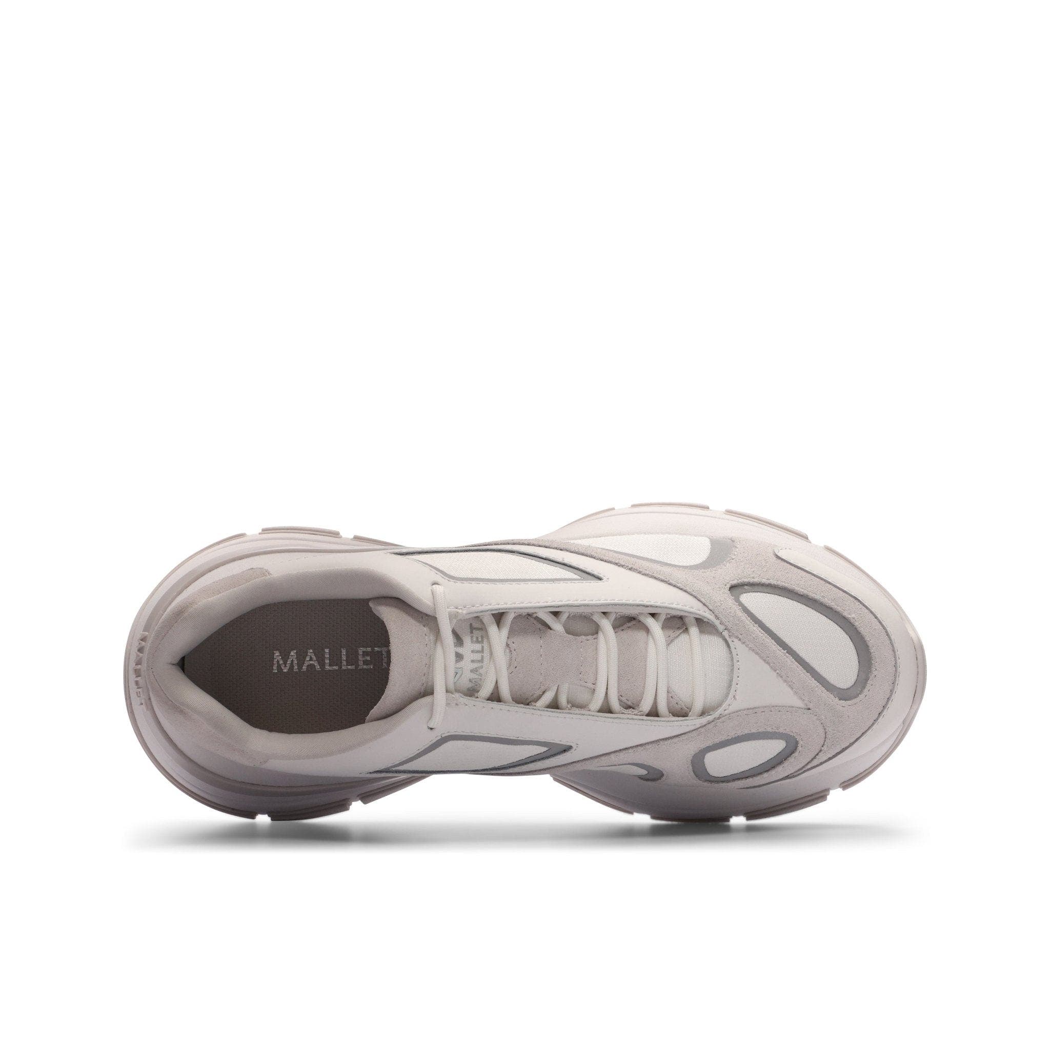 Sculpted Runner Low-Top Trainer, Alternate, color, White