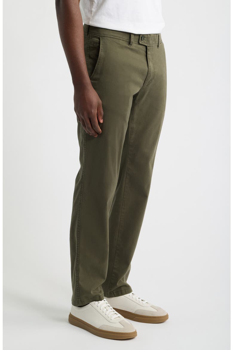 Evans Flat Front Straight Leg Chinos, Alternate, color, OLIVE