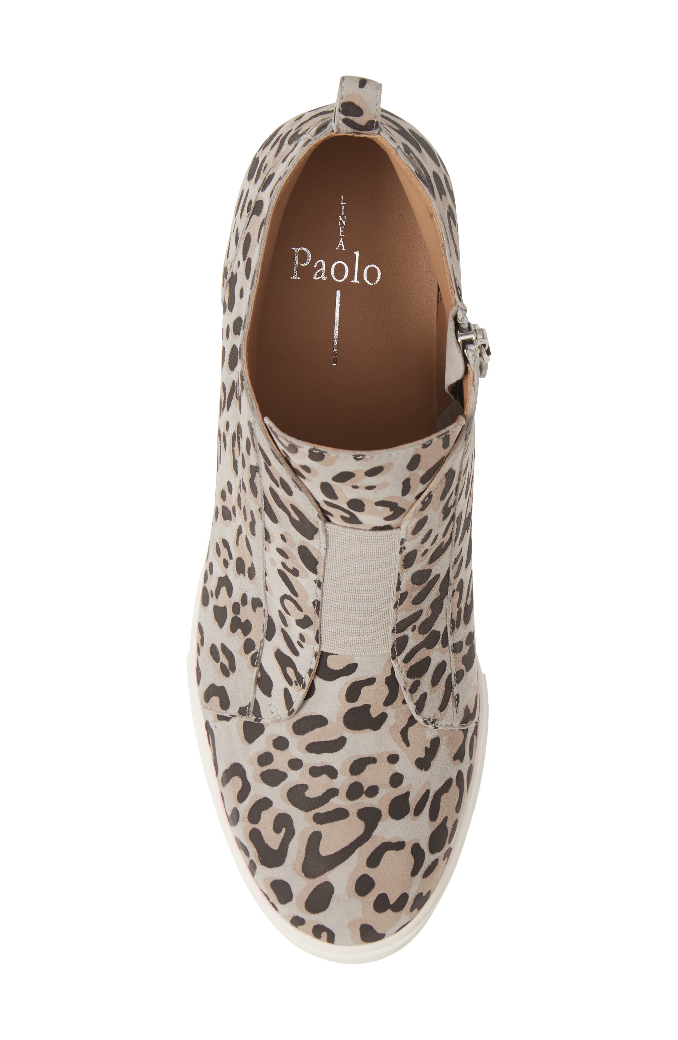 Felicia Wedge Sneaker, Alternate, color, GREY SUEDE