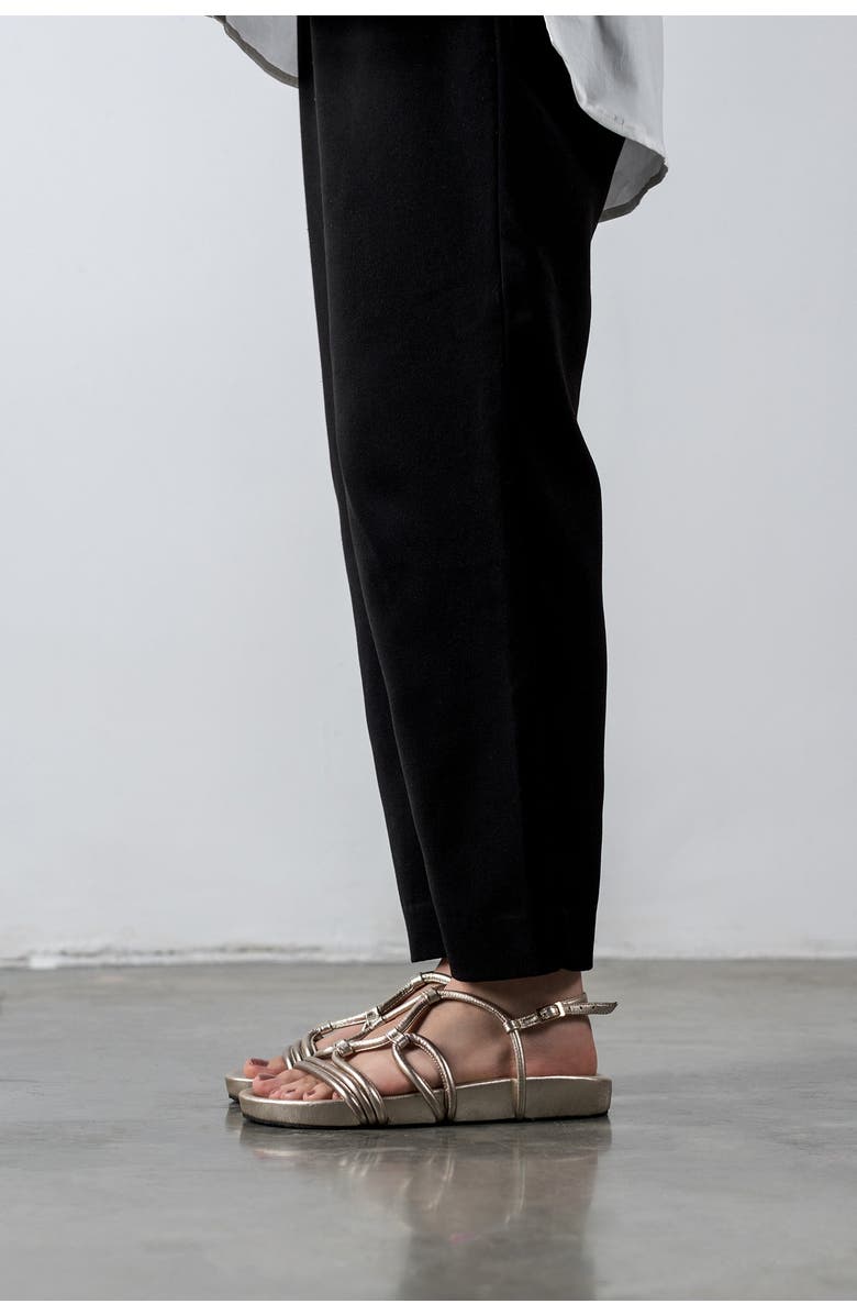 ALTA Flora Sandals, Alternate, color, Gold