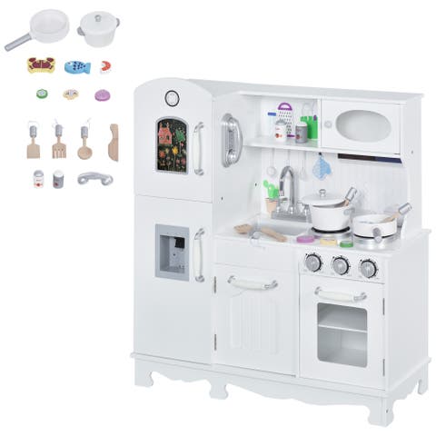 Large Kids Kitchen Playset With Telephone, Water Dispenser​