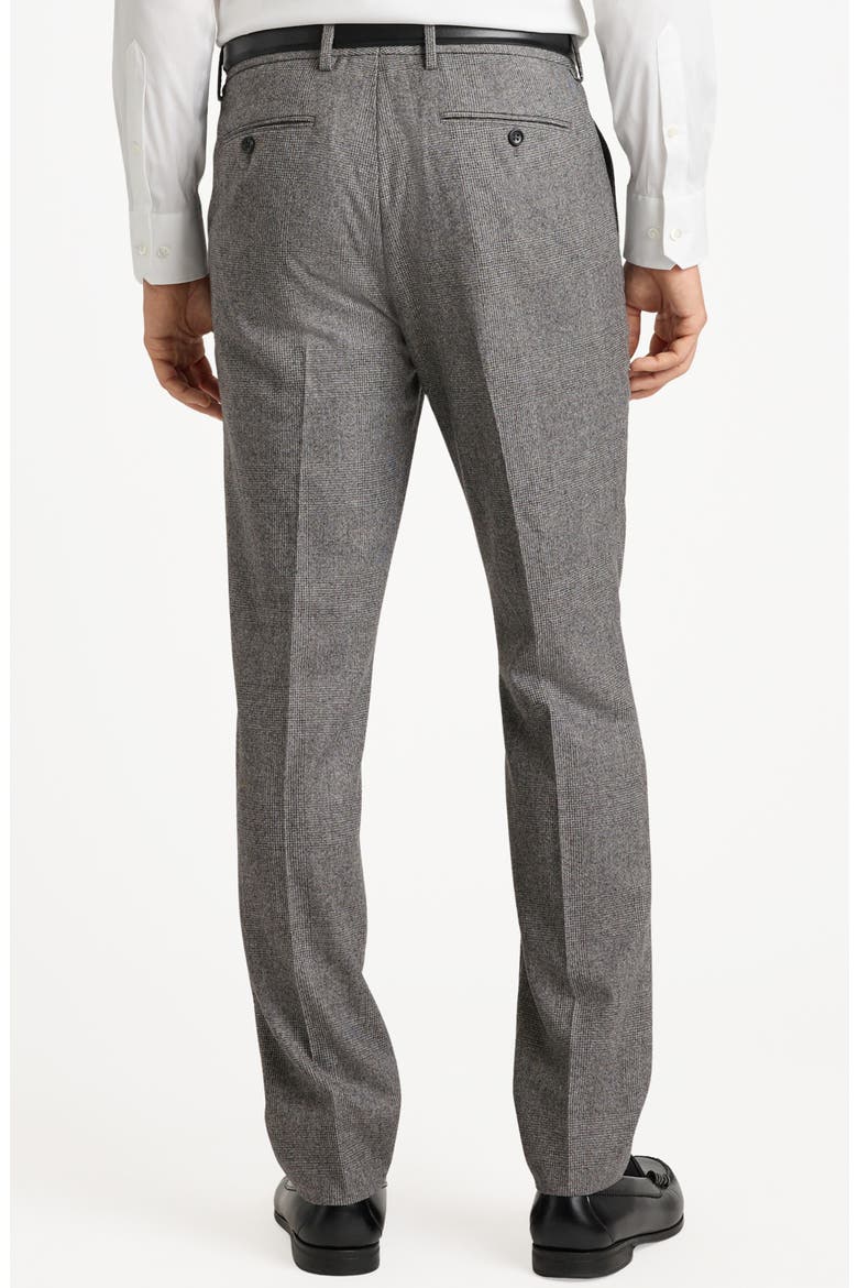 Jetsetter Italian Wool Dress Pants, Alternate, color, GREY PRINCE OF WALES