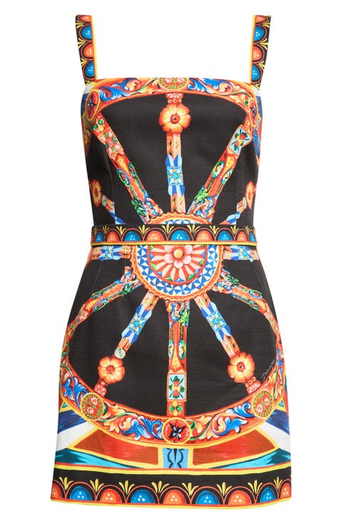 Carretto Canvas Minidress