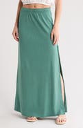 GO COUTURE Slit Maxi Skirt
