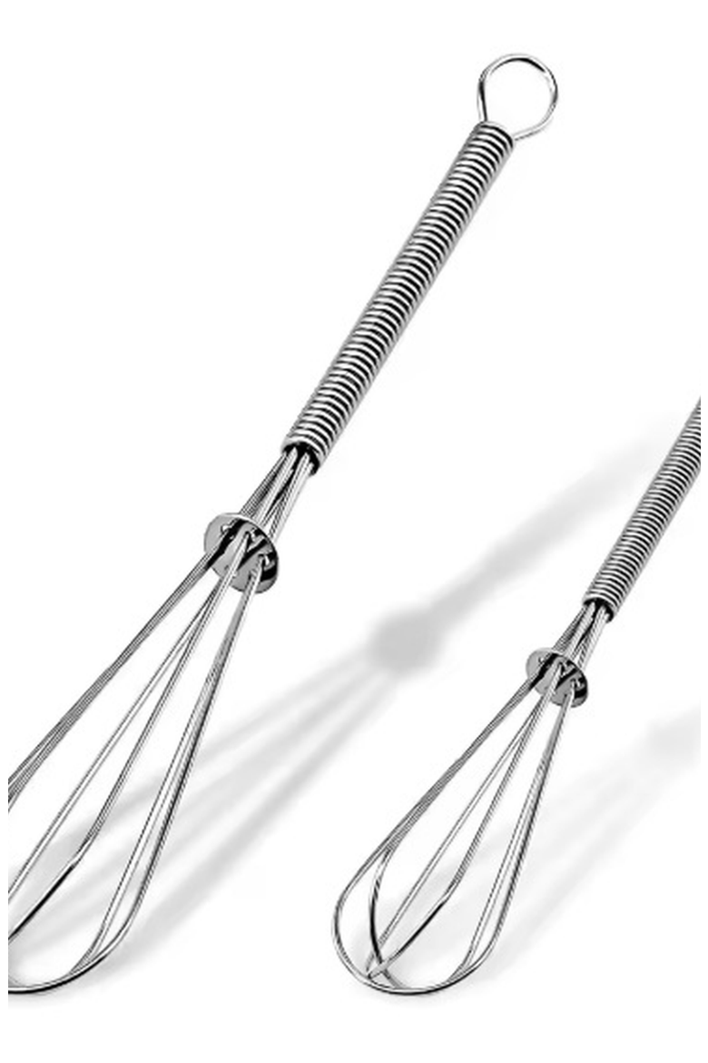 Scooper and Whisk Set, Alternate, color, Silver