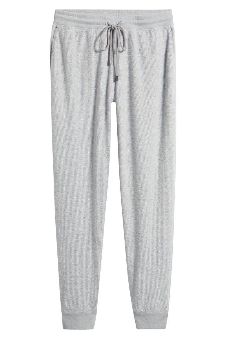 Brushed Twill Pajama Joggers, Alternate, color, GREY