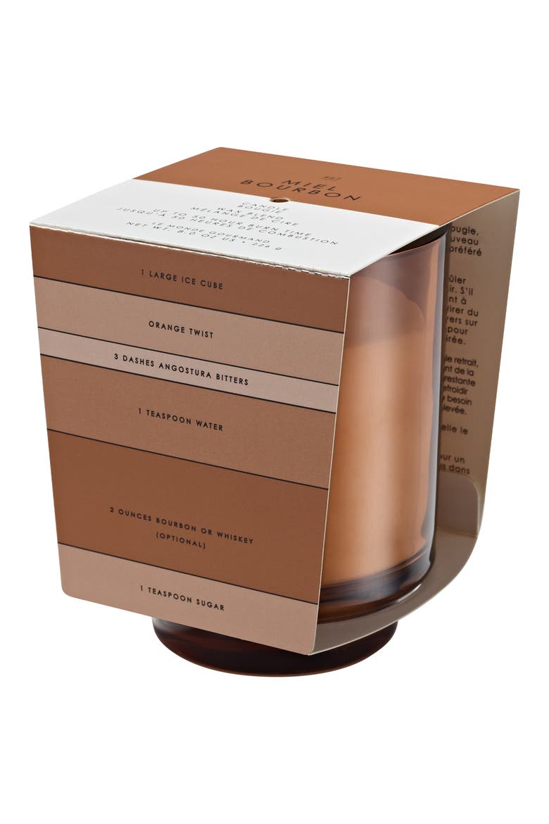 Miel Bourbon Scented Candle, Alternate, color, NO COLOR