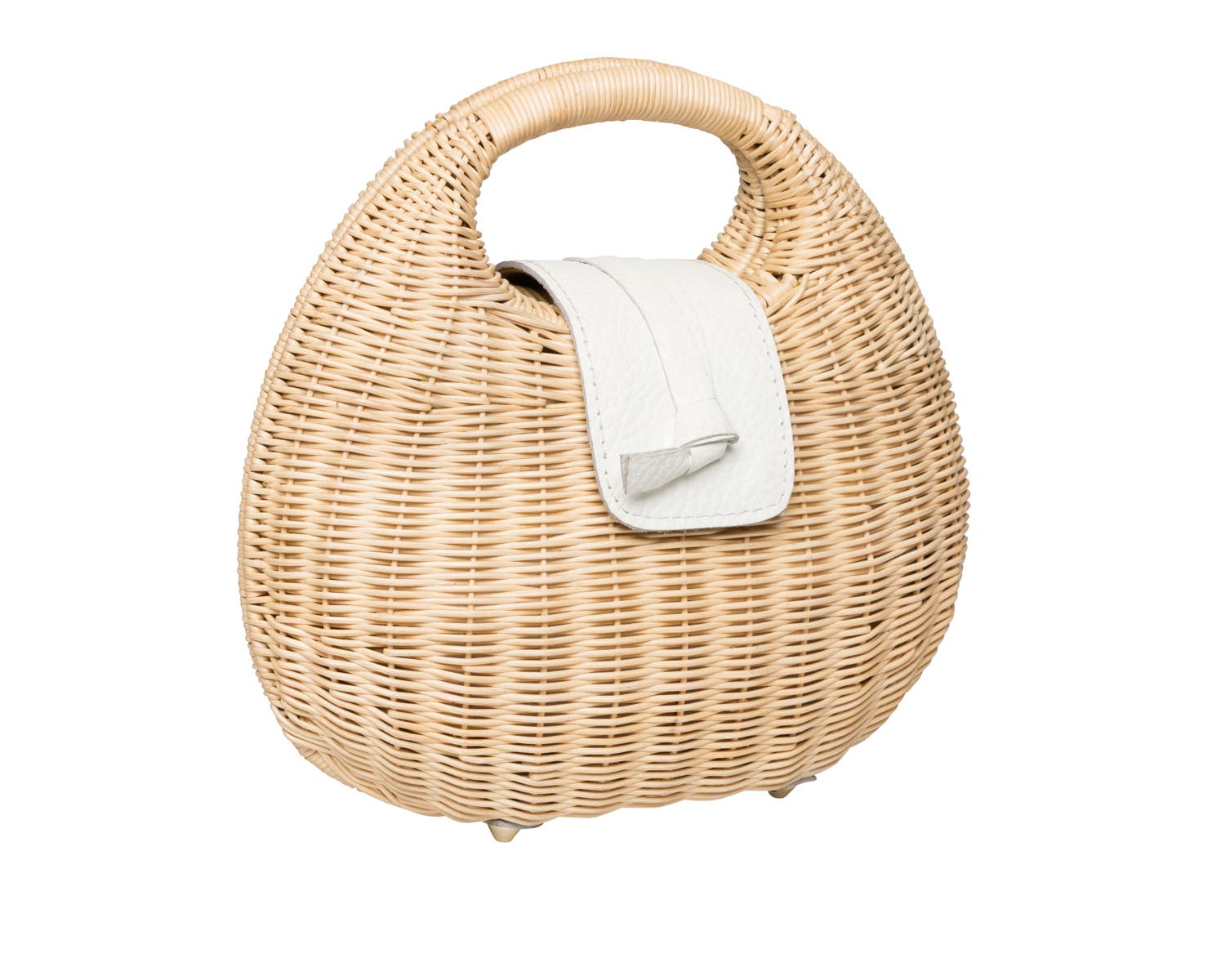 Rafe New York Isi Cut Out Handle Clutch, Alternate, color, Natural / White