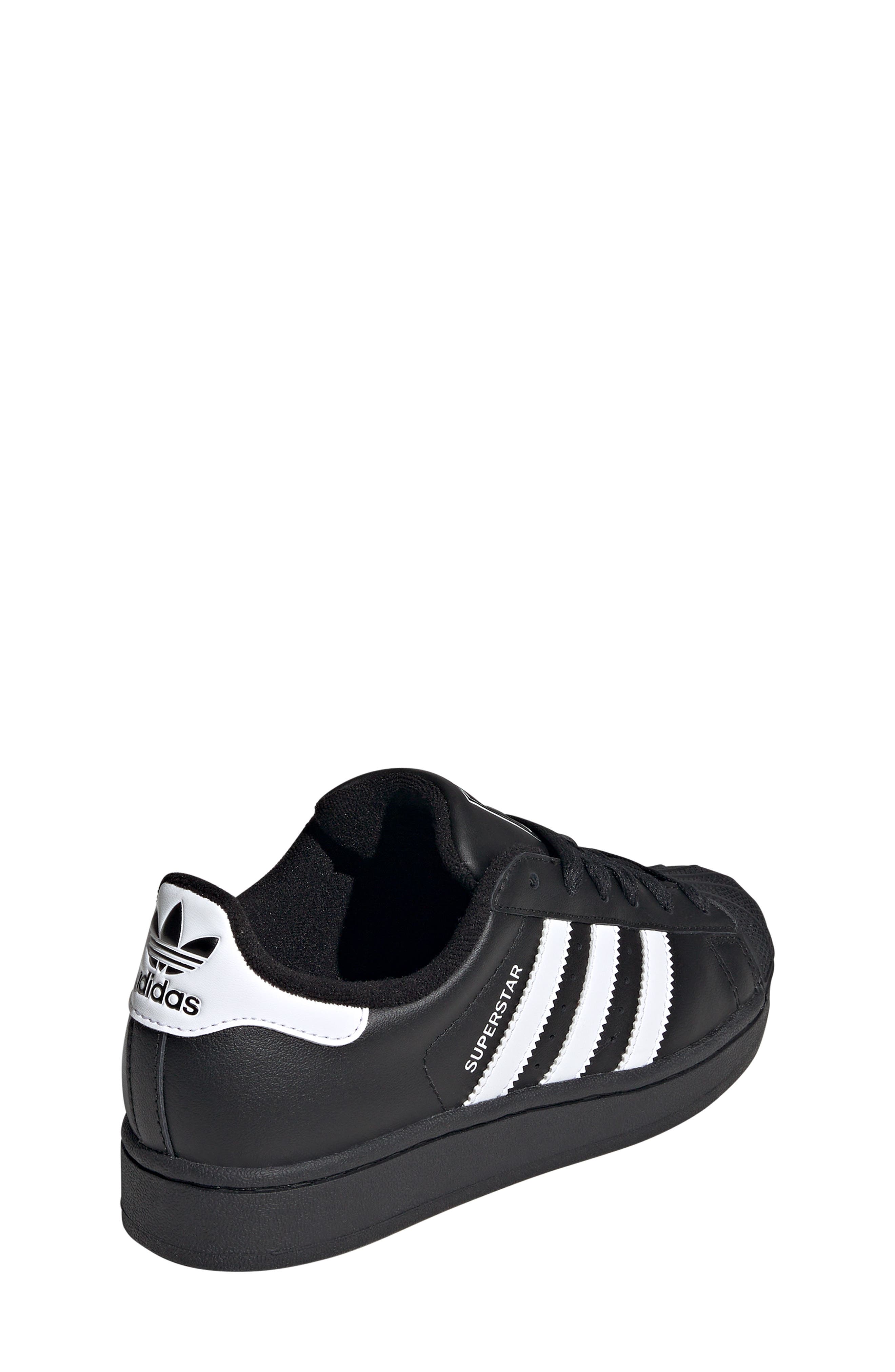 adidas Kids' Superstar Sneaker, Alternate, color, Black/ White Superstar Logo