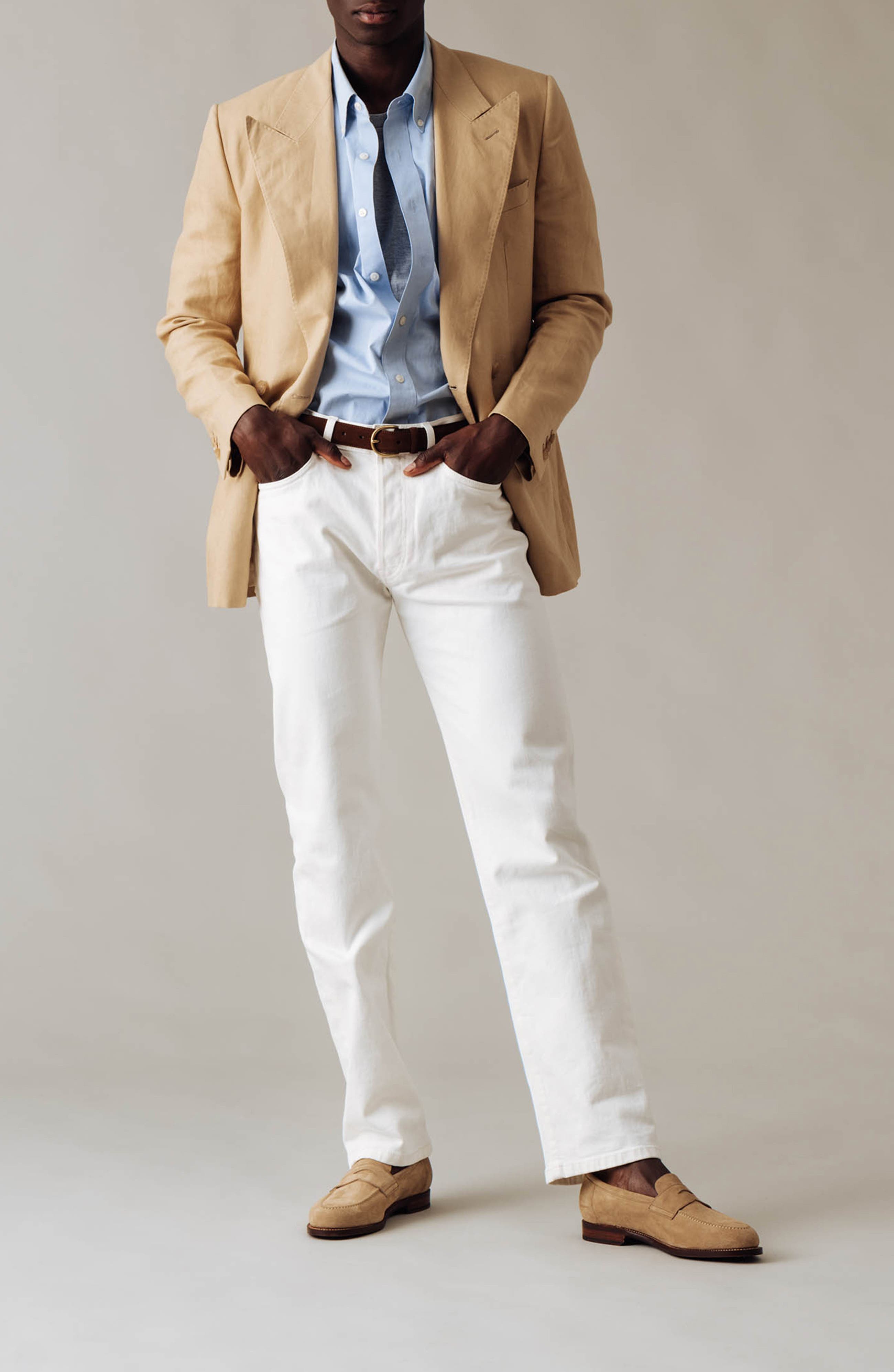 MORJAS The Penny Loafer, Alternate, color, Sand Suede