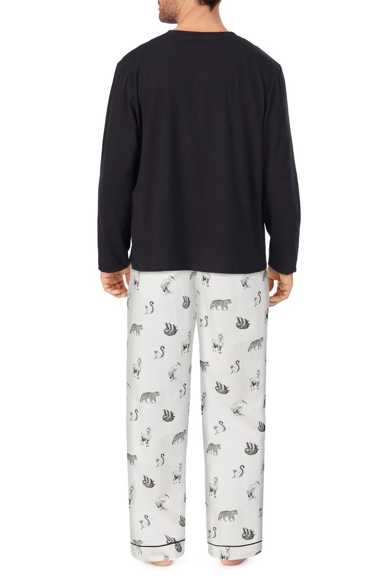 BedHead Pajamas Wild Animals Henley Pajamas, Alternate, color, 