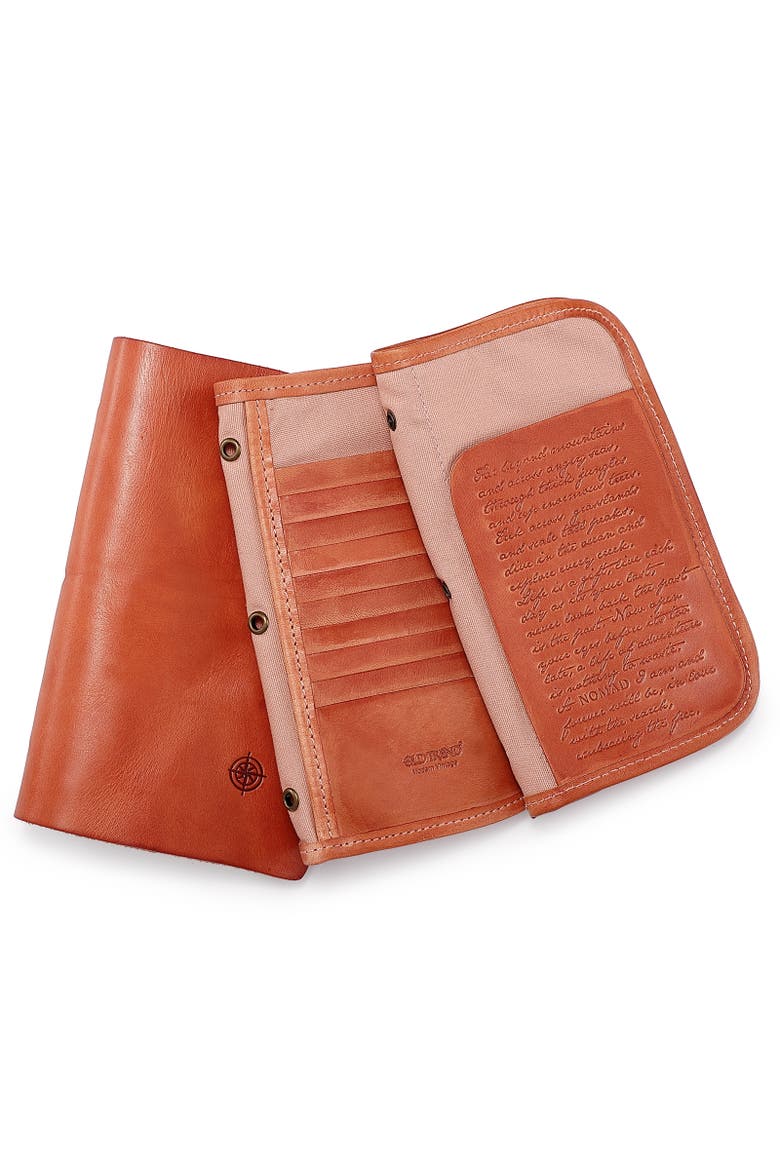 Nomad Genuine Leather Travel Organizer, Alternate, color, Terra Cotta