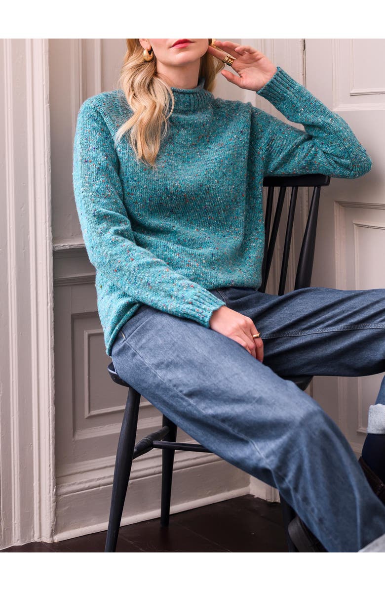 Celtic 
Co. Donegal Mock Neck Sweater, Alternate, color, 