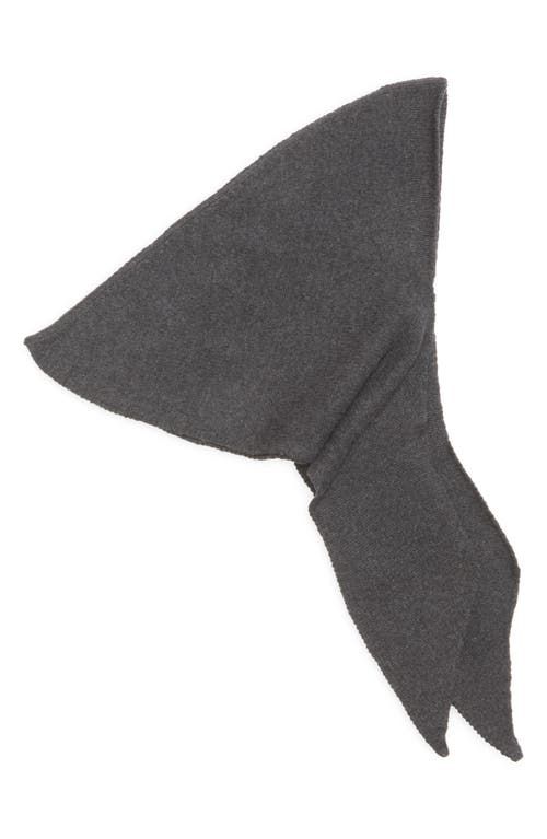 Nackiyé Nackiyè Queen's Guard Hooded Merino Wool & Cashmere Scarf In Gray