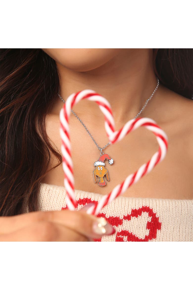 The Grinch and Max Pendant BFF Necklace for 2, 16"+3", Alternate, color, Multi