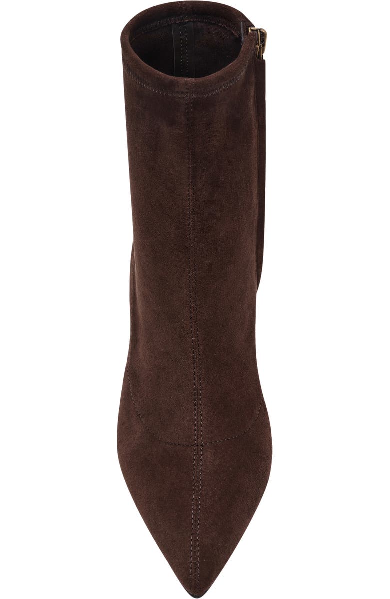 Anne Klein Reese Pointed Toe Boot, Alternate, color, Chocolate