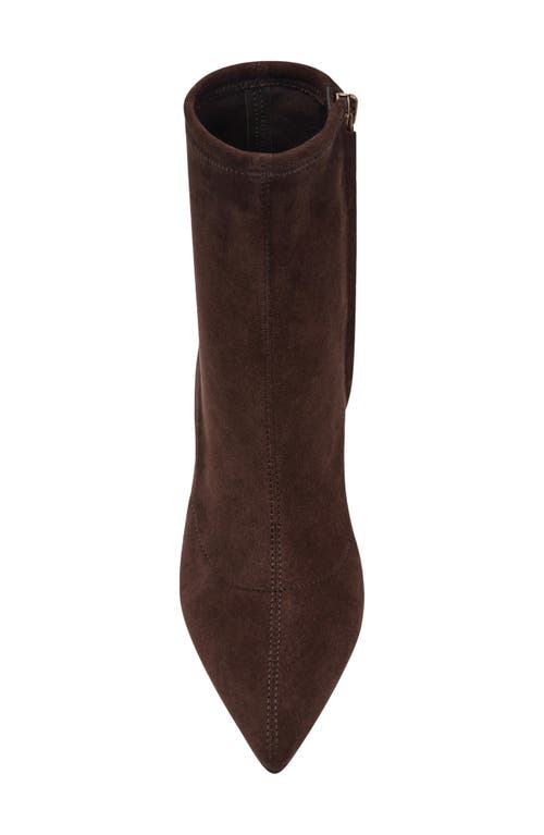 Anne Klein Reese Pointed Toe Boot In Brown