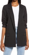 AllSaints Aleida Open Front Jersey Blazer