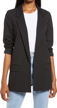 AllSaints Aleida Open Front Jersey Blazer
