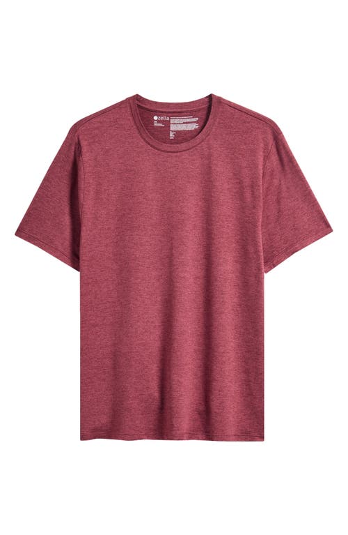 Zella Dynamic Crewneck T-shirt In Red