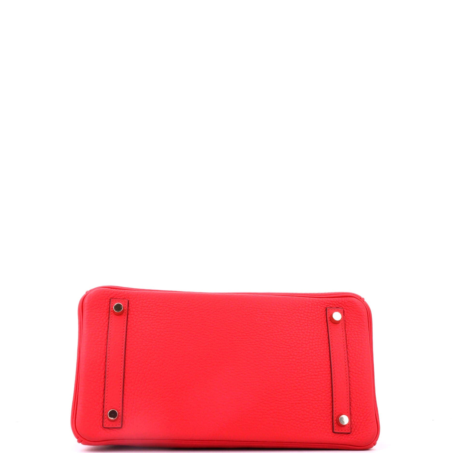 Birkin Handbag Red Clemence with Gold Hardware 30, Alternate, color, Red