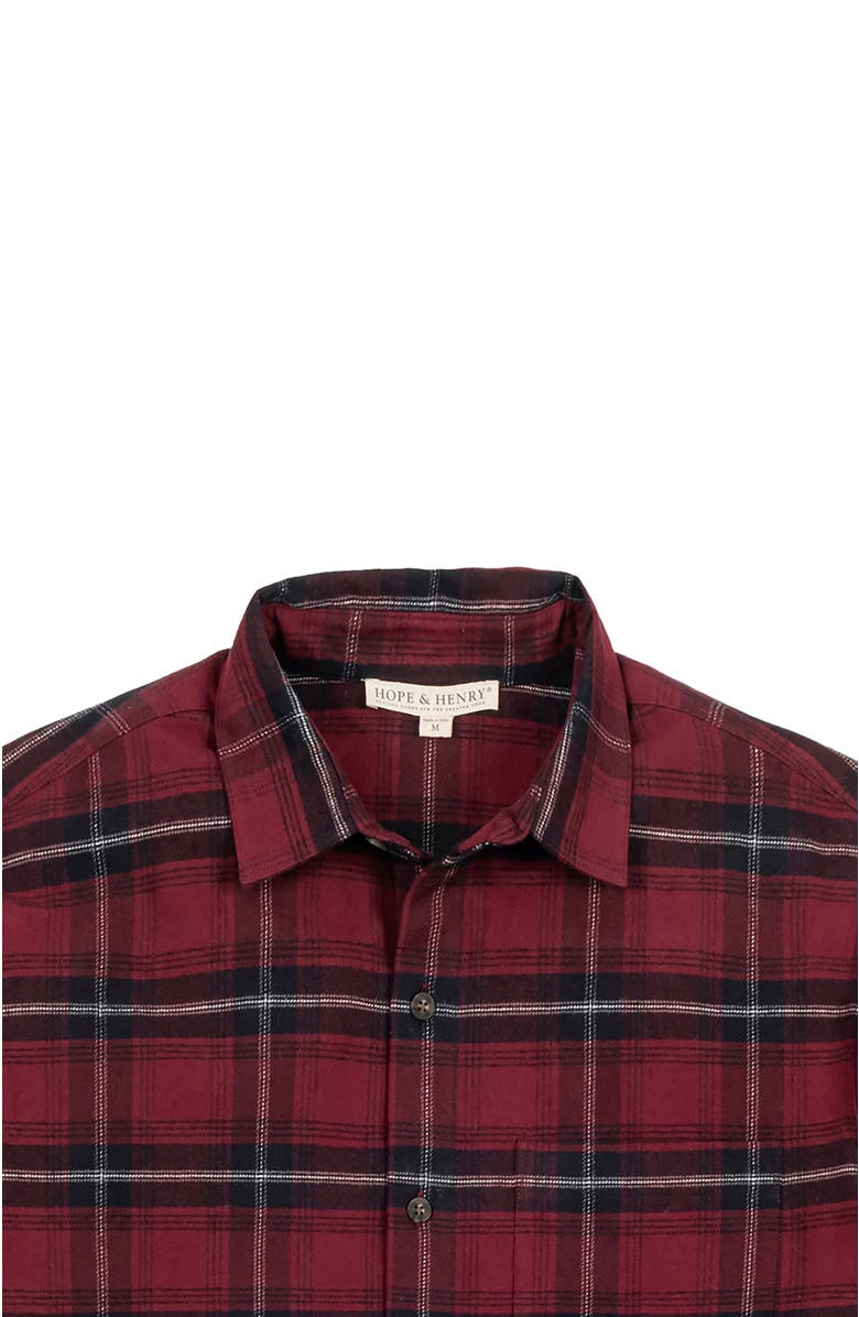Hope & Henry Men's Brushed Flannel Button Down Shirt, Alternate, color, 