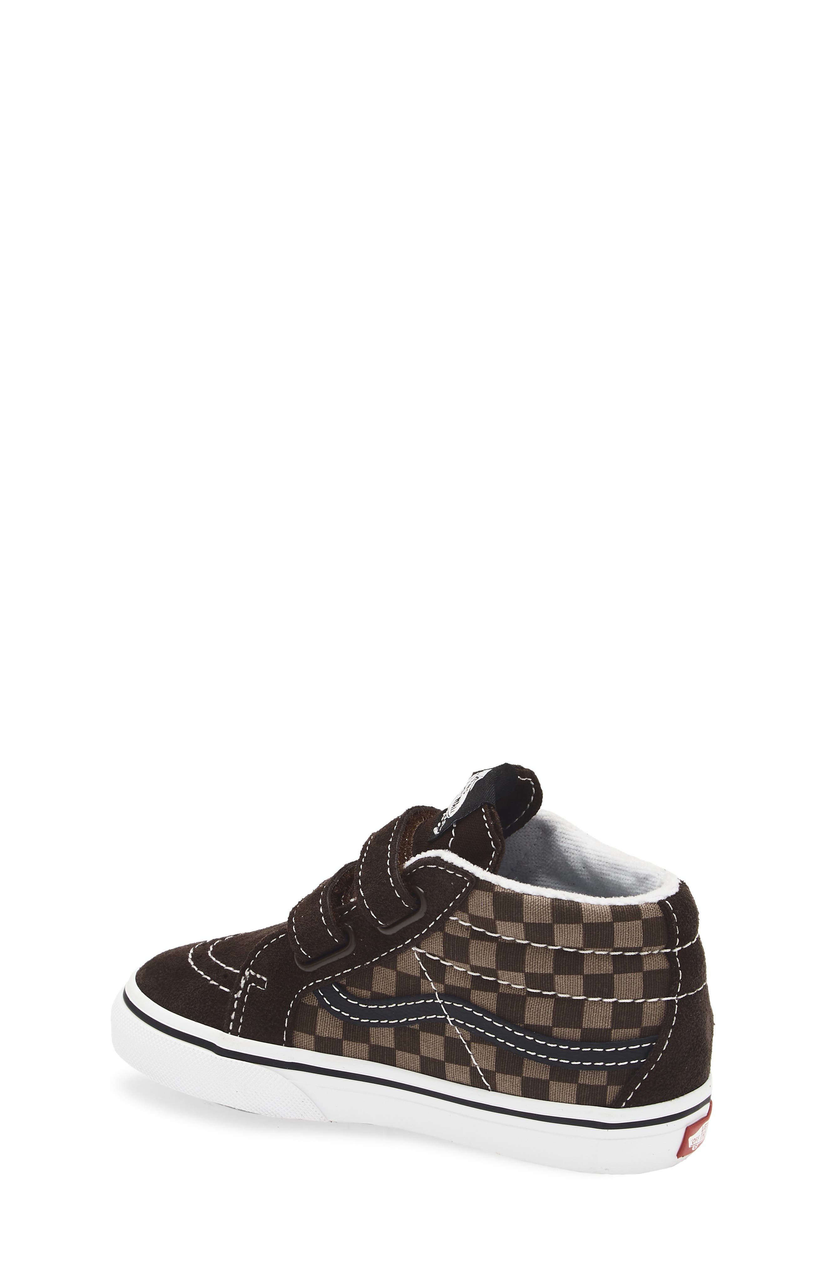 Vans Kids
 Sk8-Mid Reissue V Sneaker, Alternate, color, Tonal Check Brown