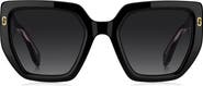 Marc Jacobs 52mm Gradient Square Sunglasses