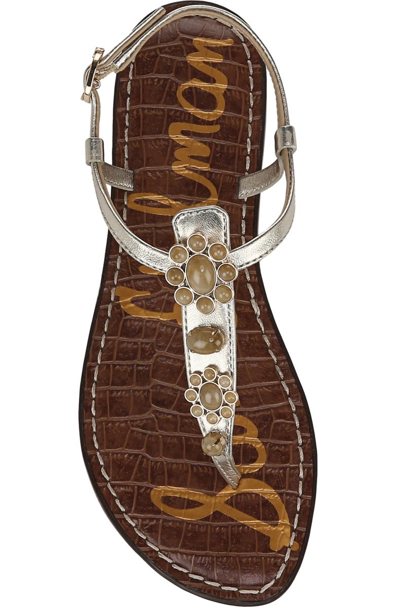 Sam Edelman Gigi Ray Ankle Strap Sandal, Alternate, color, Jute