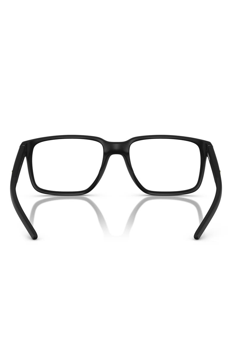 Scuderia Ferrari 54mm Square Optical Glasses, Alternate, color, Matte Black
