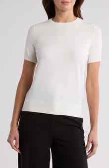 Nordstrom Slim Fit Short Sleeve Sweater