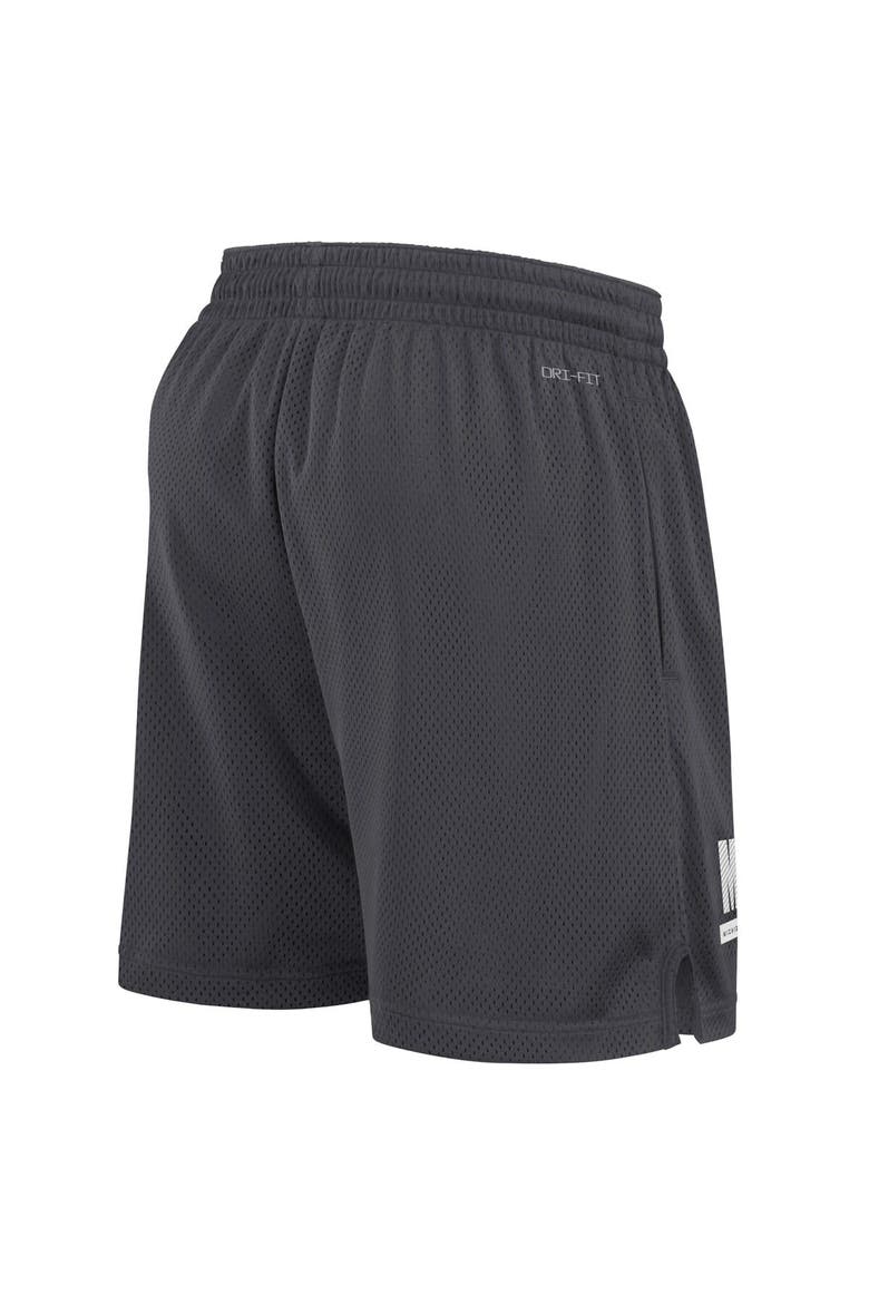 Men's Nike Anthracite Michigan State Spartans 2024 Sideline Performance Mesh Shorts, Alternate, color, Anthracite
