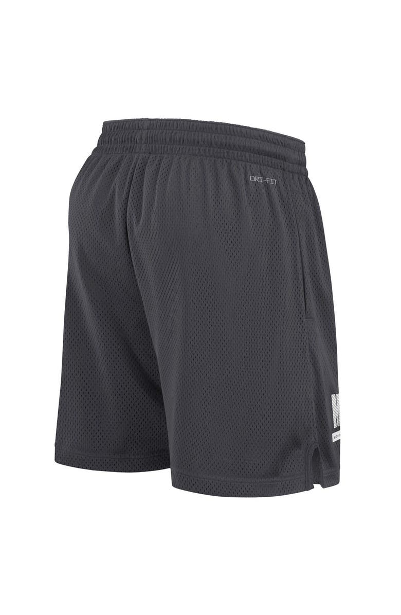 Nike Men's Nike Anthracite Michigan State Spartans 2024 Sideline Performance Mesh Shorts, Alternate, color, Anthracite