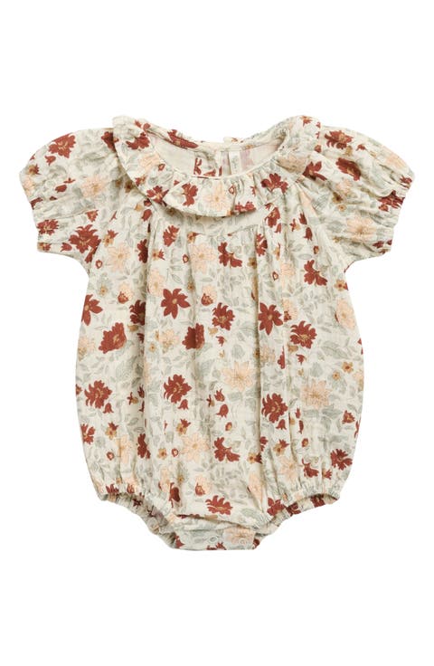 Kids' Lula Floral Cotton Romper
